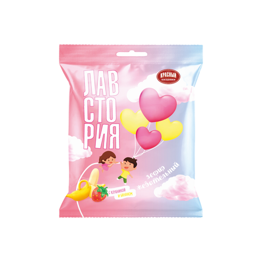Zefiir Strawberry-Banana, Krasnyj Pischevik, 100g