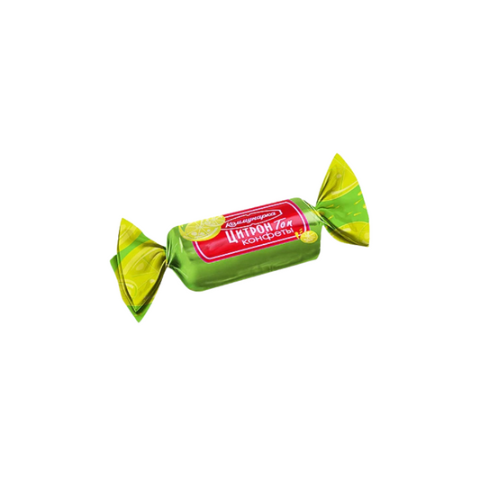 Citron Top Lemon Fondant Candies, Kommunarka