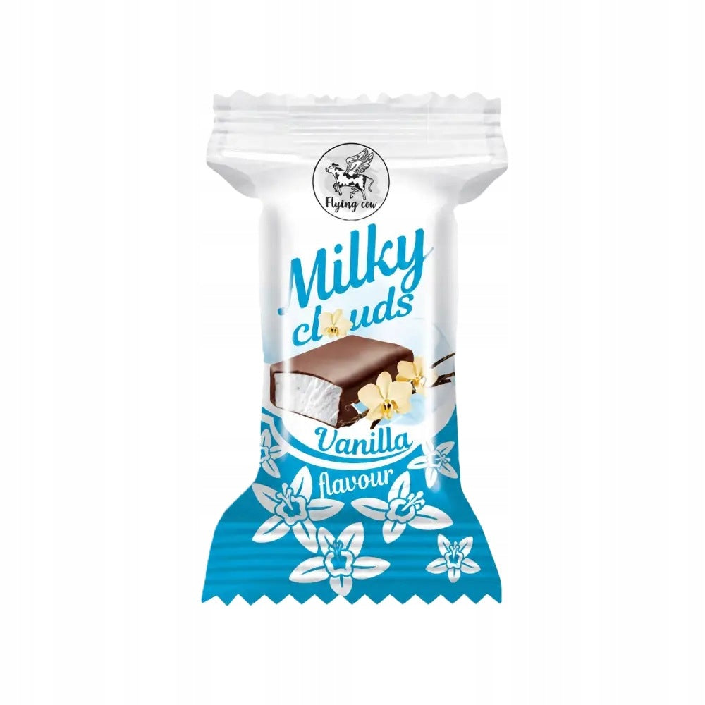 Milky Clouds Vanilla Flavour Soufflé in Milk Chocolate, Flying Cow