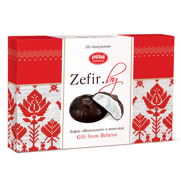 Zefir Krasnyj Pischevik in vanilla chocolate, 250g