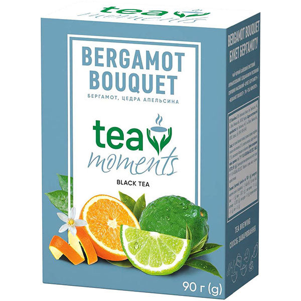 Черный чай Tea Moments Bergamot Bouquet, 90 г