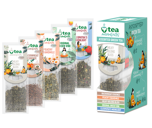 Assorted Green Tea Collection, Tea Moments, 33.6 g