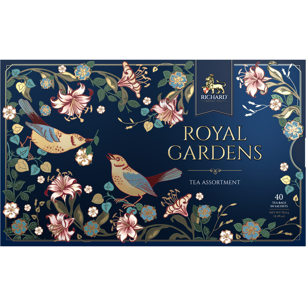 Tea Richard "ROYAL GARDENS TEA ASSORTMENT" tea bags,  70.5g