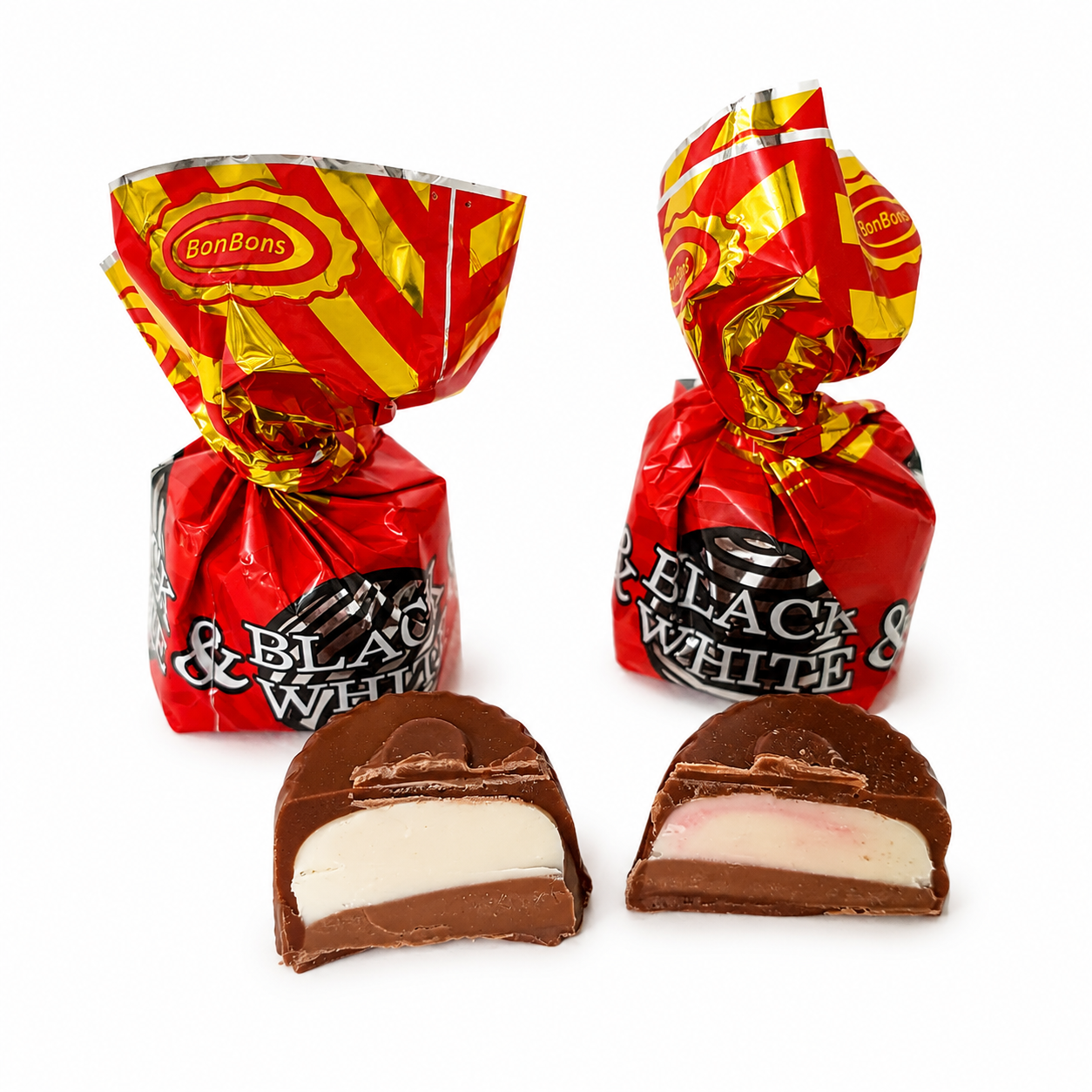 Глазированные конфеты «BLACK & WHITE», BonBons, 250г