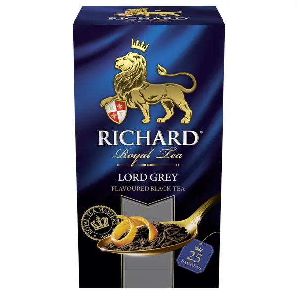 Richard Lord Grey must tee, teekotid 25x2g - Richard Tea Estonia