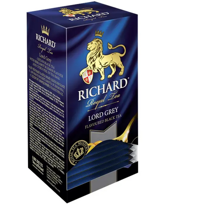 Richard Lord Grey must tee, teekotid 25x2g - Richard Tea Estonia