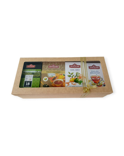 Hyson Gift Set, 4 Tea Varieties (Loose Leaf & Tea Bags), 280g