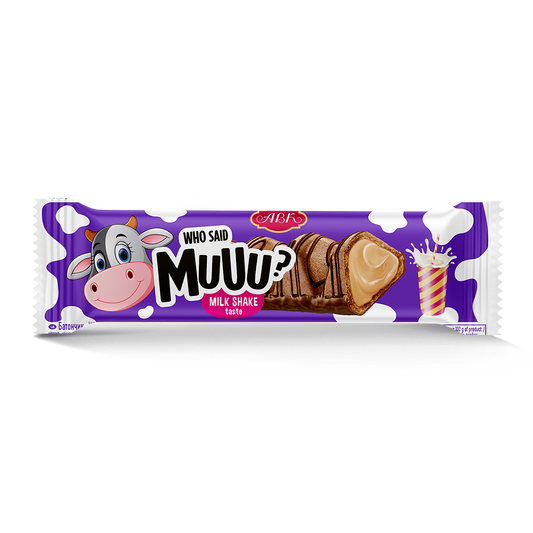 Who Said Muuu? Milk Shake Taste Wafer Bar by ABK
