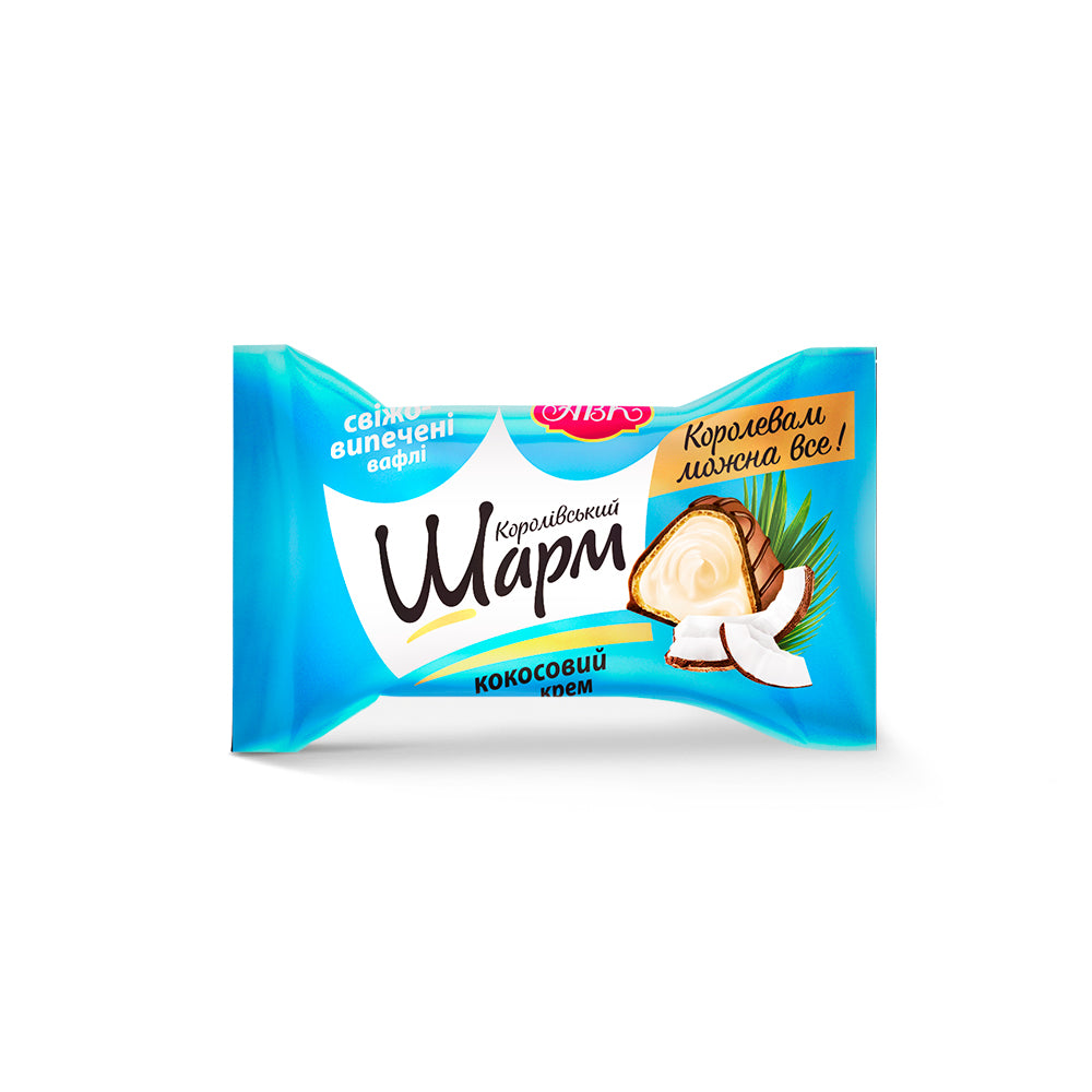 Royal Charm Coconut Cream Wafer Candies by ABK