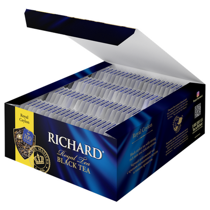 Royal Ceylon, must tee, teekotid 100x2g. - Richard Tea Estonia