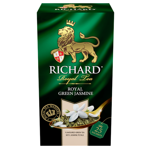 Royal Green Jasmine, flavoured green tea in sachets, 25х2g Richard Tea