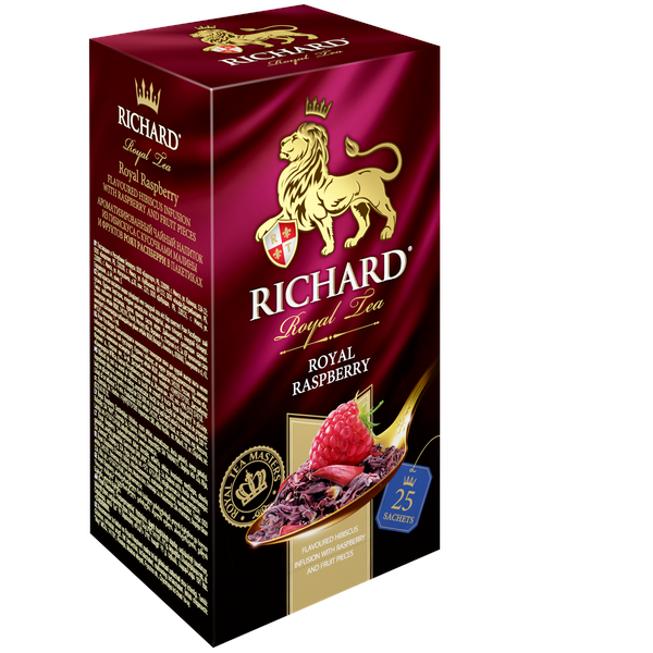 Richard Royal Raspberry, flavoured hibiscus infusion - 25 sachets Richard Tea