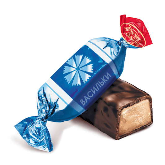 Vasilki chocolate candy, Krasny Oktyabr